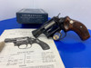 1968 Smith Wesson 37 Airweight .38 Spl Blue 2" *GORGEOUS DOUBLE ACTION!*
