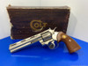 1978 Colt Python .357 Mag Nickel 6" *GORGEOUS SNAKE SERIES REVOLVER!*