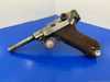1940 Mauser Luger P08 9mm Blue 4" *WWII GERMAN NAZI STAMPED PISTOL*