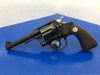 1969 Colt Cobra .38 Spl Blue SCARCE 4" Model *AWESOME FIRST ISSUE MODEL!*