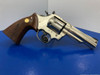 1977 Colt Trooper MKIII .357 Mag Nickel 4"*STUNNING DOUBLE ACTION REVOLVER*