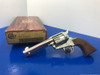 1981 Colt Single Action Army 4.75" *GORGEOUS NICKEL FINISH 3rd GEN*