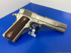 Colt Government Series 70 Model 0 1911 .38 Super *RARE UNMARKED SLIDE*