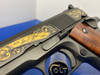 1981 Colt Ace Custom Signature Series 22lr "FACTORY ENGRAVED & GOLD INLAY