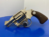 1969 Colt Detective Special .38 Special Nickel 2" *SECOND ISSUE MODEL*