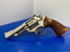 1974 Smith Wesson 19-3 NICKEL .357 Mag 4" *PINNED & RECESSED MODEL*