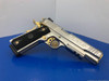 1993 Taurus PT1911 AR .38 Super Stainless 5" *STUNNING GOLD ACCENTS*