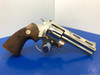 1963 Colt Python .357mag Nickel 4"*AMAZING EARLY GENERATION NICKEL PYTHON*