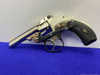 Smith Wesson .32 Safety Hammerless 3rd Model .32 S&W Nickel 3" *STUNNING*