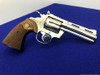 1977 Colt Diamondback .38 Spl Nickel 4" *ICONIC SNAKE SERIES REVOLVER*