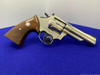 1975 Colt Trooper MKIII .357 Mag Nickel 4" *SOLID RIB BARREL!*