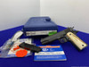 Colt Government Model .45 ACP Blue 5"*GORGEOUS STAG GRIPS* Flawless Example