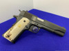 Colt Government Model .45 ACP Blue 5"*GORGEOUS STAG GRIPS* Flawless Example