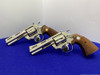 Colt Python/Diamondback *Breathtaking Nickel* 4" *PHENOMENAL SNAKE SET*