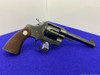 1966 Colt Official Police 38 Special Blue *CLASSIC DOUBLE ACTION REVOLVER*