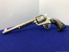 Colt Single Action Army 45colt Nickel 7 1/2" *BREATHTAKING MASTER ENGRAVED*