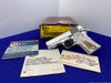 1988 Colt Officers ACP .45 ACP 3.5" *BREATHTAKING BRIGHT STAINLESS*