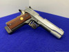 1985 Colt Series 80 MKIV Gold Cup .45 ACP *STUNNING BRIGHT STAINLESS SLIDE*