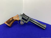 Smith Wesson 586-8 .357 Mag Blue *GORGEOUS CHECKERED DOUBLE DIAMOND GRIPS*