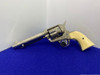 1899 Colt Single Action Army .45colt Nickel 5.5" *VINTAGE MASTER ENGRAVED*