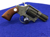 1982 Colt Agent LW .38 Spl Matte Black 2" *SECOND ISSUE "D" FRAME MODEL*