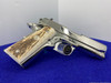 1989 Colt Officers ACP .45 Auto 3.5" *BREATHTAKING BRIGHT STAINLESS*