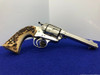 1902 Colt Frontier Six Shooter .44-40 Nickel 4.75" *FAMOUS BISLEY MODEL* 