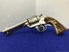 1902 Colt Frontier Six Shooter .44-40 Nickel 4.75" *FAMOUS BISLEY MODEL* 