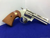 1977 Colt Diamondback .38 Spl Nickel 4" *ABSOLUTELY GORGEOUS NICKEL MODEL*