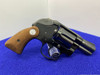 1974 Colt Agent .38 Spl Blue 2" *SCARCE & DESIRABLE HAMMER SHROUD MODEL*