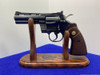 1977 Colt Python .357 Mag Blue 4" *LEGENDARY SNAKE REVOLVER* Royal Blue