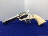 1999 Colt SAA .45 Nickel 4 3/4"*FAMOUS LILY RODGERS HALL OF FAME REVOLVERS*