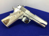 Colt 1911 Commander Model .45ACP 4.25" *GORGEOUS MIRROR BRIGHT STAINLESS*