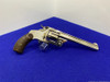 Smith & Wesson Model 3 .44 Russian 6.5" Nickel *AWESOME ANTIQUE*