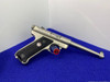 2001 Ruger Mark II .22 LR Stainless 6" *AWESOME SEMI-AUTOMATIC PISTOL*
