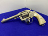 1930 Colt New Service .45 Colt Nickel 5” *ULTRA RARE NICKEL FINISH MODEL* 