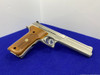 Smith Wesson Model 622 Target .22 LR Stainless 6" *CHECKERED WALNUT GRIPS*