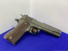 1945 Ithaca M1911A1 .45 ACP 5" *WWII MILITARY LAST YEAR PRODUCTION MODEL*