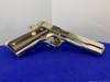 1970 Colt 1911.45 ACP Nickel 5" *WWII Commemorative Asian Pacific Theater* 