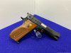 Smith Wesson Model 39-2 9mm Blue 4" *CHECKERED WALNUT GRIPS W/ MEDALLIONS*
