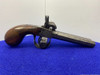 Belgium Double Barrel .40 Blue 4" *COLLECTIBLE ANTIQUE PERCUSSION PISTOL*
