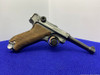 1915 DWM P.08 Luger 9mm Blue 4" *COLLECTIBLE WORLD WAR I GERMAN PISTOL*
