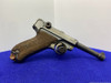 1916 Erfurt P.08 Luger 9mm Blue 4" *COLLECTIBLE WWI PISTOL* Serial Matching