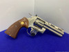 1979 Colt Python 357 Mag Nickel 4" *ICONIC VENTILATED RIB BARREL SNAKE GUN*