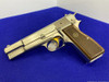 FN Browning Hi-Power 9mm RARE Nickel 4 5/8" *BELGIAN MADE SEMI-AUTO PISTOL*