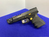 Custom Glock 19 9x19mm Black w/Gold *DOUBLE DIAMOND 2-PORT BARREL W/COMP*