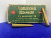 VINTAGE Remington Kleanbore 33Win 20 rnds *HIGHEST COLLECTABLE AMMO*