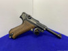 DWM P.08 Luger 9mm Blue 4" *COLLECTIBLE GERMAN WORLD WAR ERA SIDEARM*
