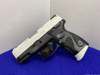Taurus PT-111 Millennium G2 9mm 3.2" *CUSTOM WHITE SLIDE/MAG BASE FINISH*