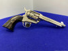 2001 Colt Single Action Army .45 Nickel *RARE SARAGOSA COMMEMORATIVE*